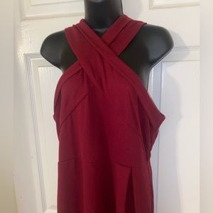 Burgundy formal dress